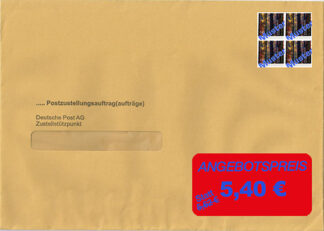 Überumschlag für Postzustellung - C5, inkl. Porto
