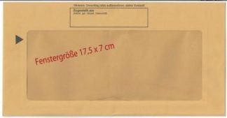 EDV Innenumschlag für Gerichtsvollzieher Vorderseite