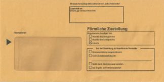 Innenumschlag für Gerichtsvollzieher kompakt