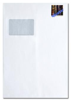 Umschlag C4 mit 1,80 € Porto
