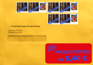 Überumschlag für Postzustellung - C5, inkl. Porto