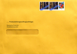Überumschlag C5 für Postzustellungsurkunden mit 3,45 € Porto