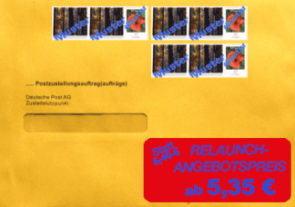 Überumschlag für Postzustellung - C5, inkl. Porto