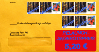 Überumschlag für Postzustellung kompakt